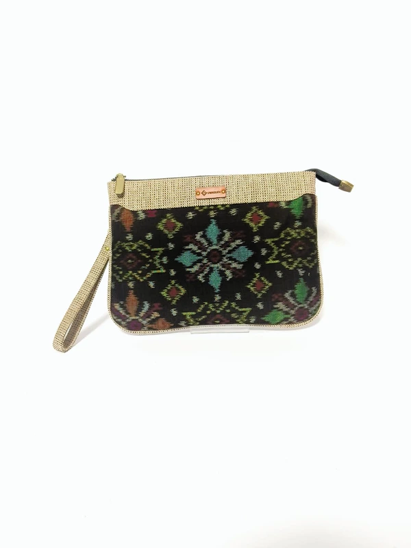 UWAISGEN Clutch Unisex Tas Endek Etnik Bali Handmade Arsa Bag