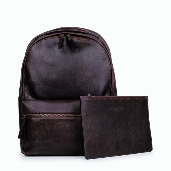 Sanrego Backpack Genuine Leather Kulit Asli - Gammara Leather