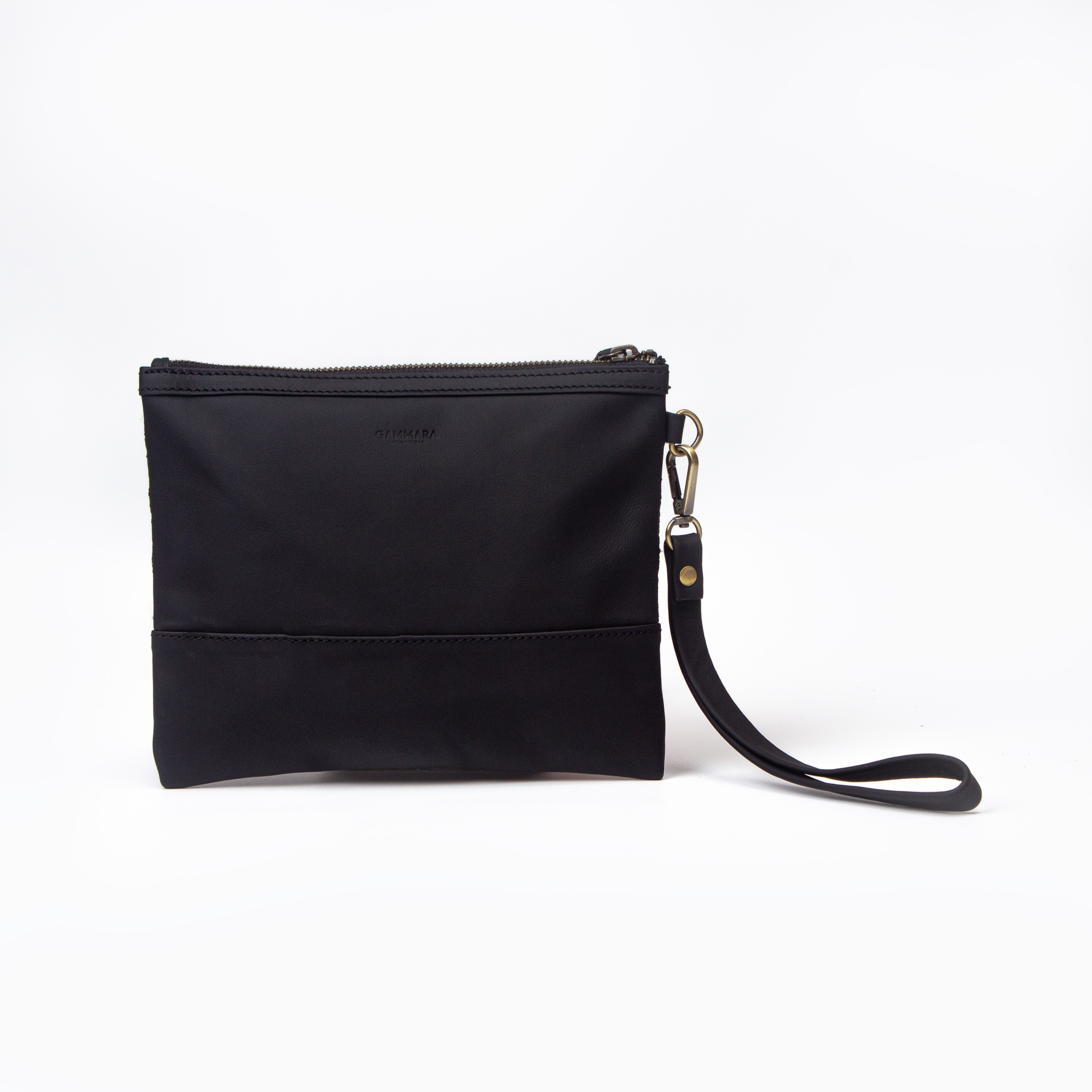 Karama  Pouch Batik Embroidery Genuine Leather Kulit Asli - Nusantara Series Gammara