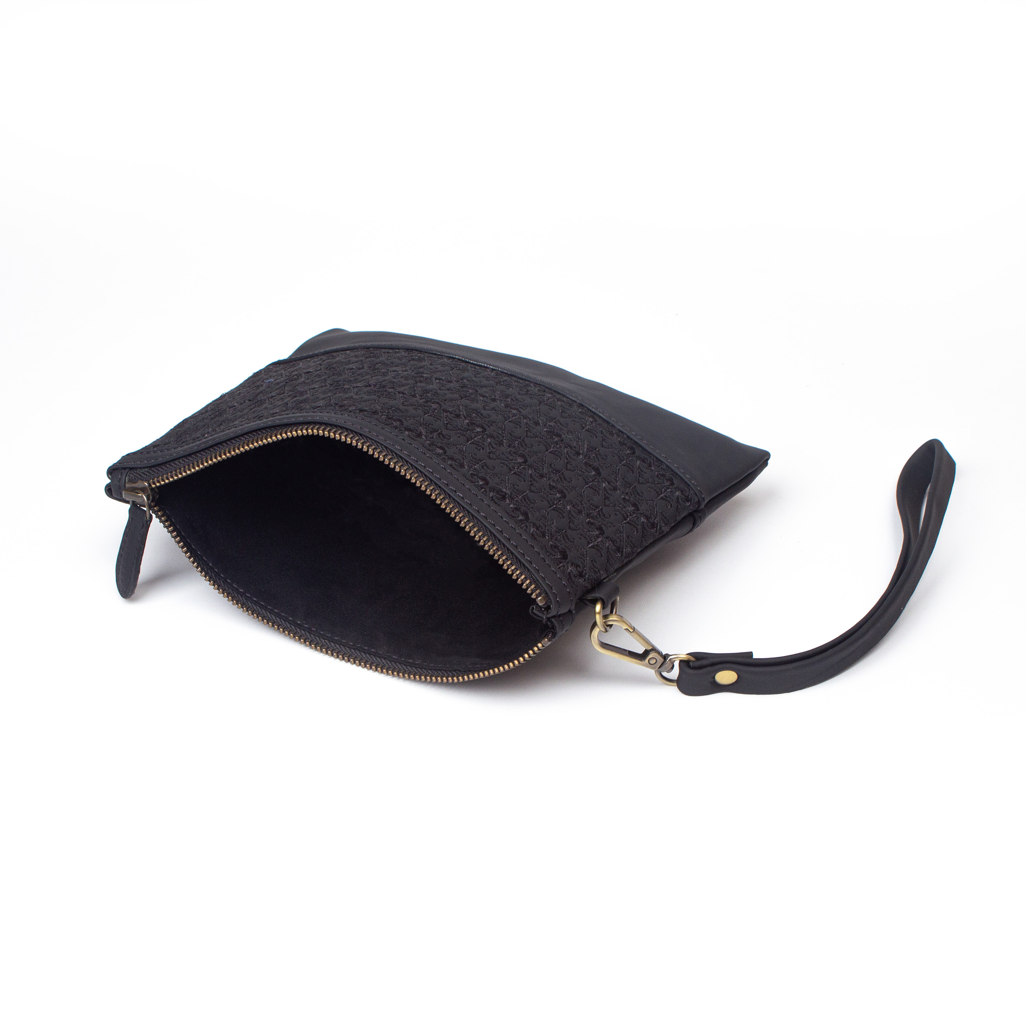 Karama  Pouch Batik Embroidery Genuine Leather Kulit Asli - Nusantara Series Gammara