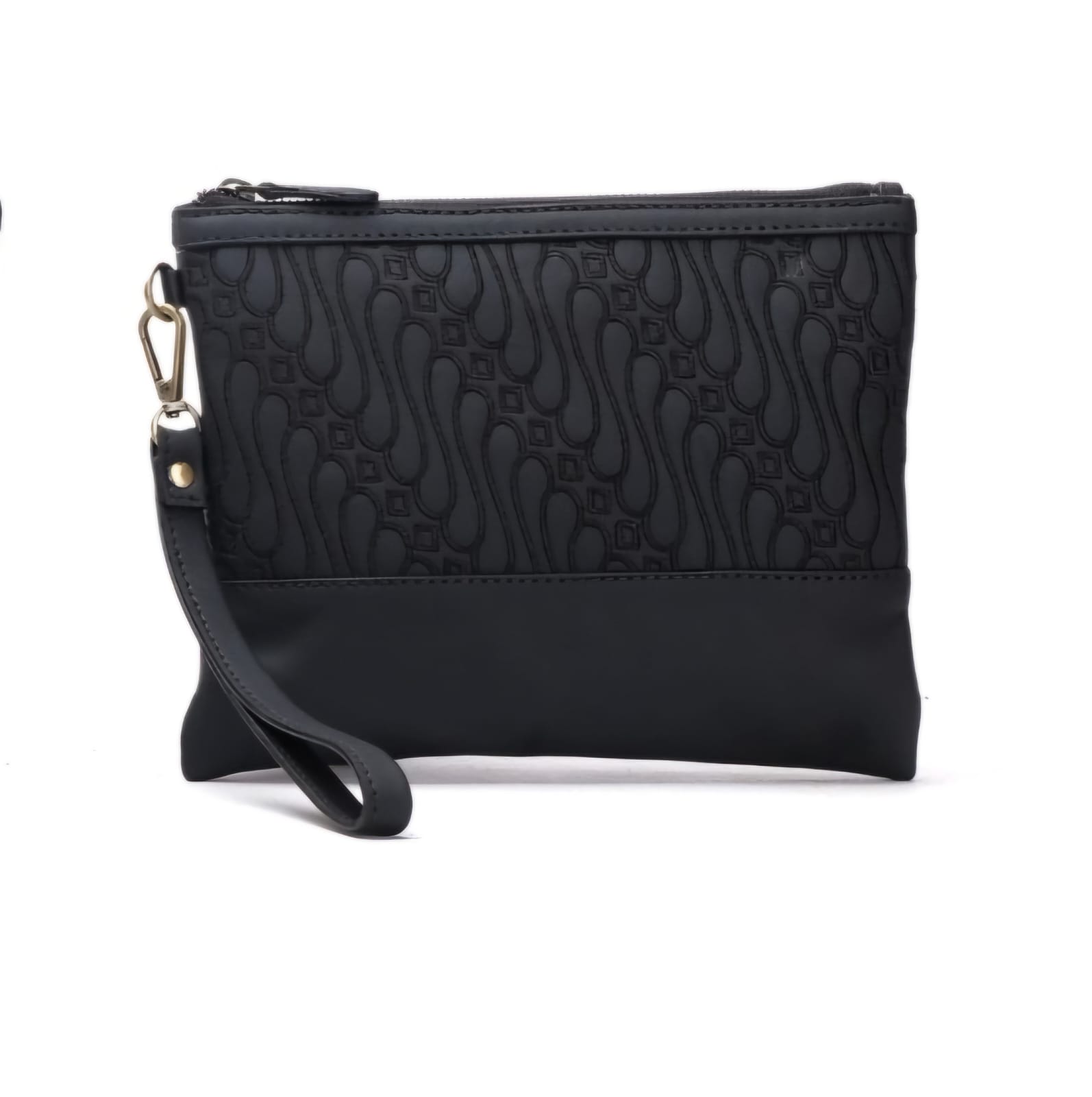 Karama  Pouch Batik Embroidery Genuine Leather Kulit Asli - Nusantara Series Gammara