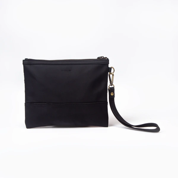 Karama  Pouch Batik Embroidery Genuine Leather Kulit Asli - Nusantara Series Gammara