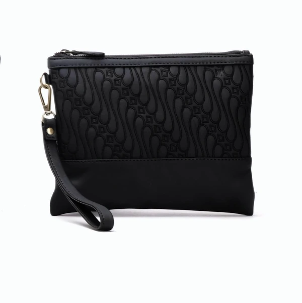 Karama  Pouch Batik Embroidery Genuine Leather Kulit Asli - Nusantara Series Gammara