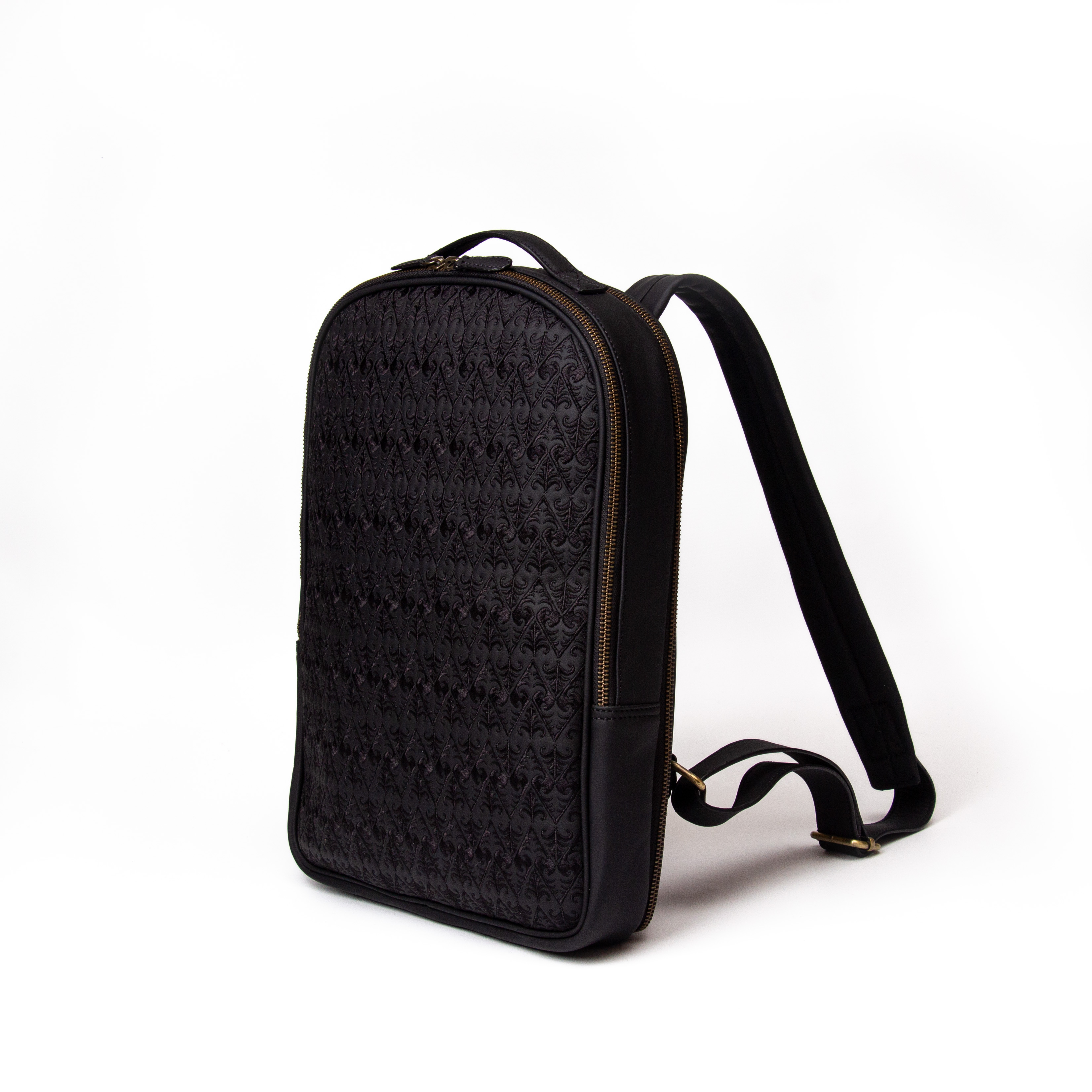 Rilau Backpack Batik Embroidery Genuine Leather Kulit Asli - Gammara Leather