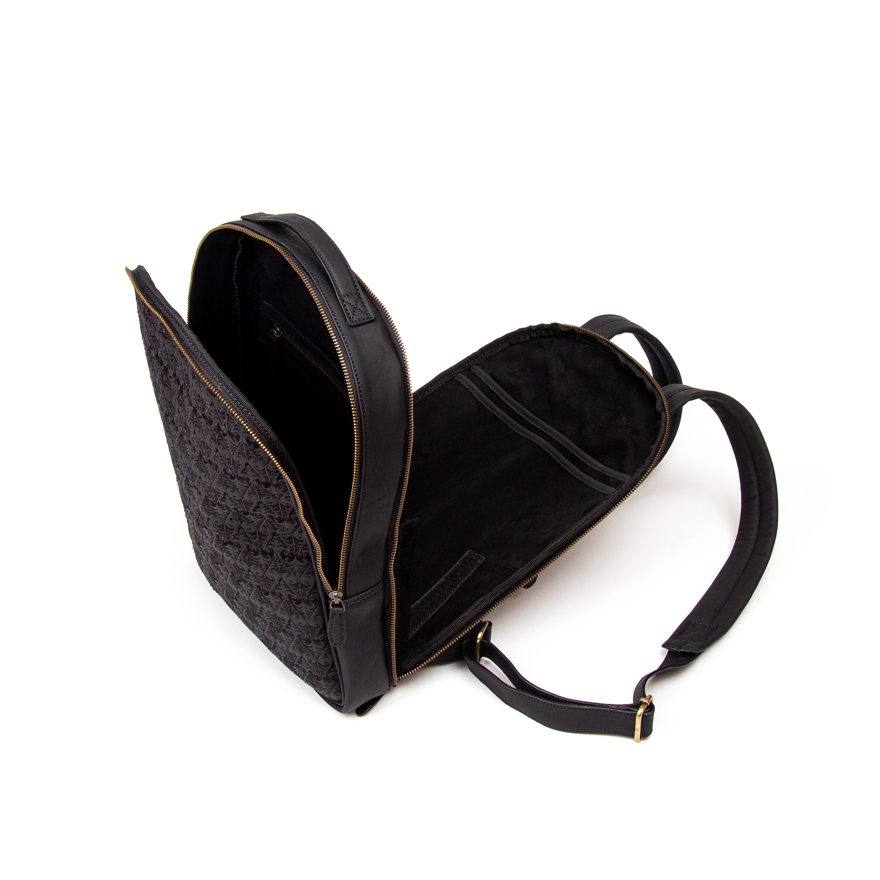 Rilau Backpack Batik Embroidery Genuine Leather Kulit Asli - Gammara Leather