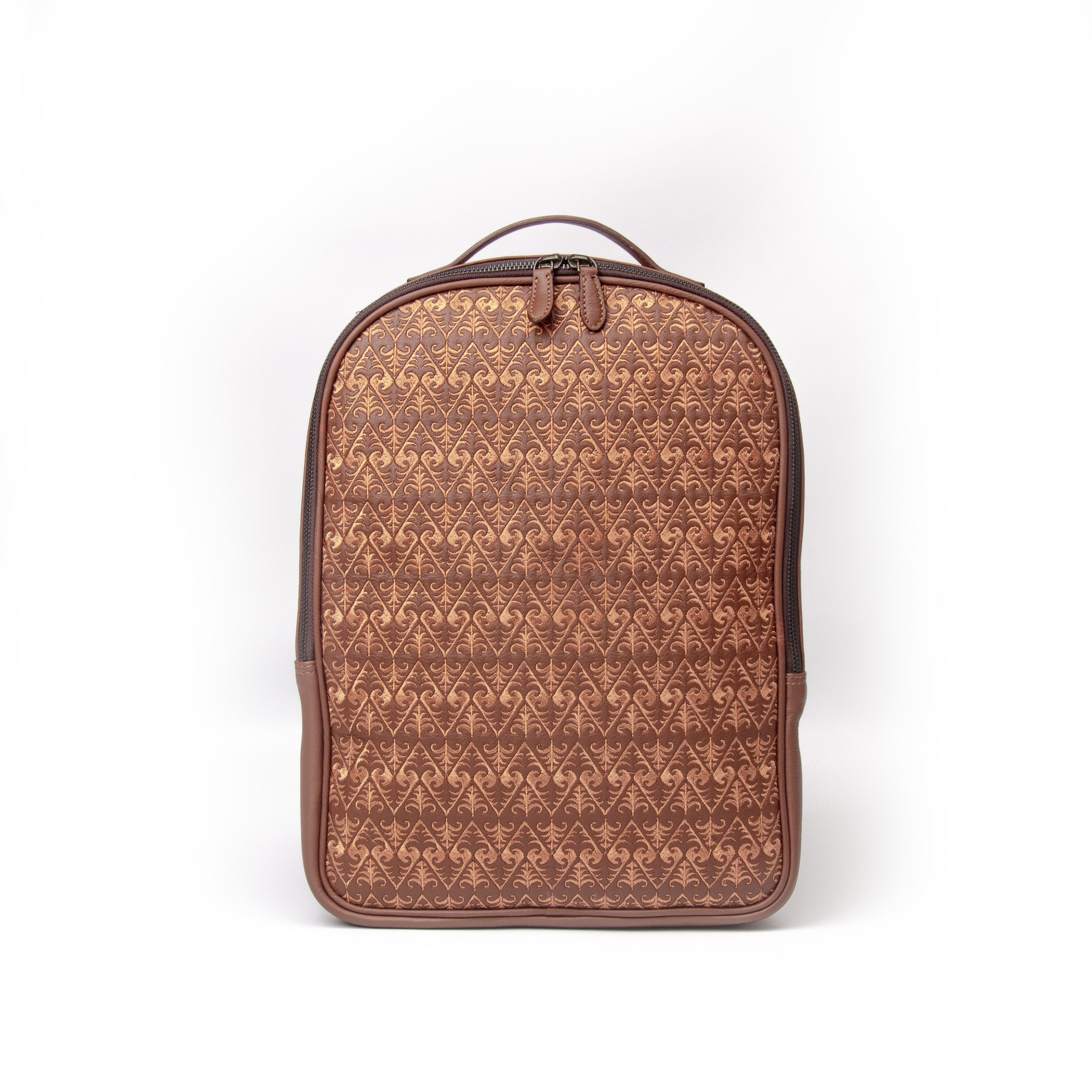Rilau Backpack Batik Embroidery Genuine Leather Kulit Asli - Gammara Leather