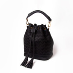 Cani Bucket Sling Bag Batik Embroidery Genuine Leather Kulit Asli - Gammara Leather