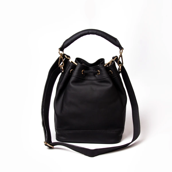 Cani Bucket Sling Bag Batik Embroidery Genuine Leather Kulit Asli - Gammara Leather