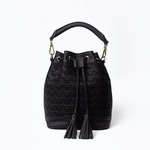 Cani Bucket Sling Bag Batik Embroidery Genuine Leather Kulit Asli - Gammara Leather