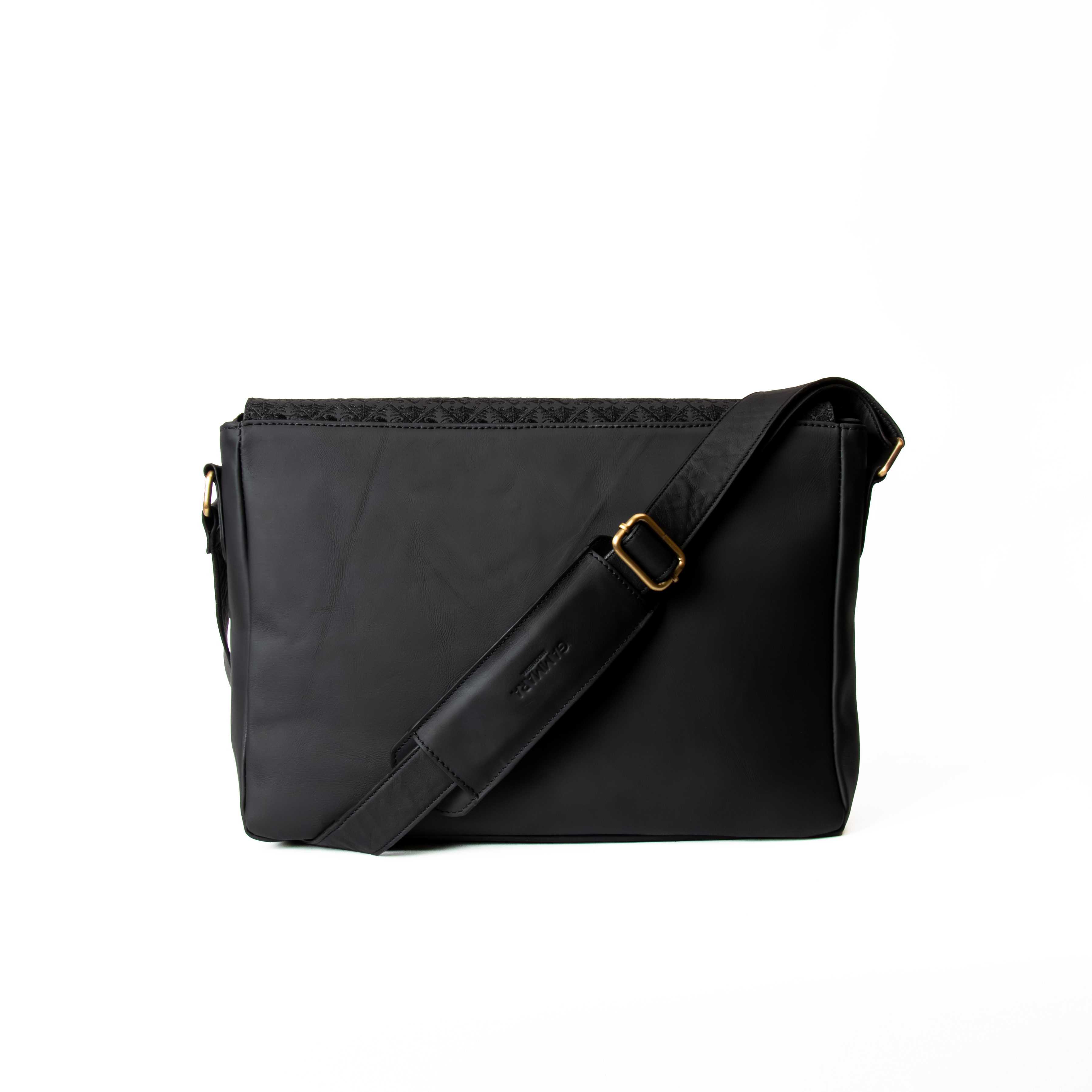 Kalosi Bag Batik Embroidery Genuine Leather Kulit Asli - Gammara Leather