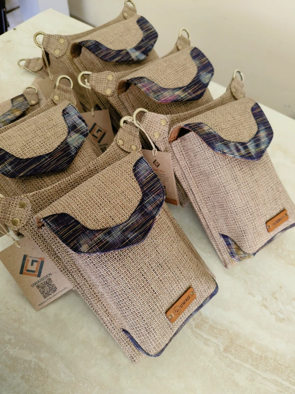 UWAISGEN Tas Selempang Pria Tas Endek Etnik Bali Handmade Agastya Slingbag
