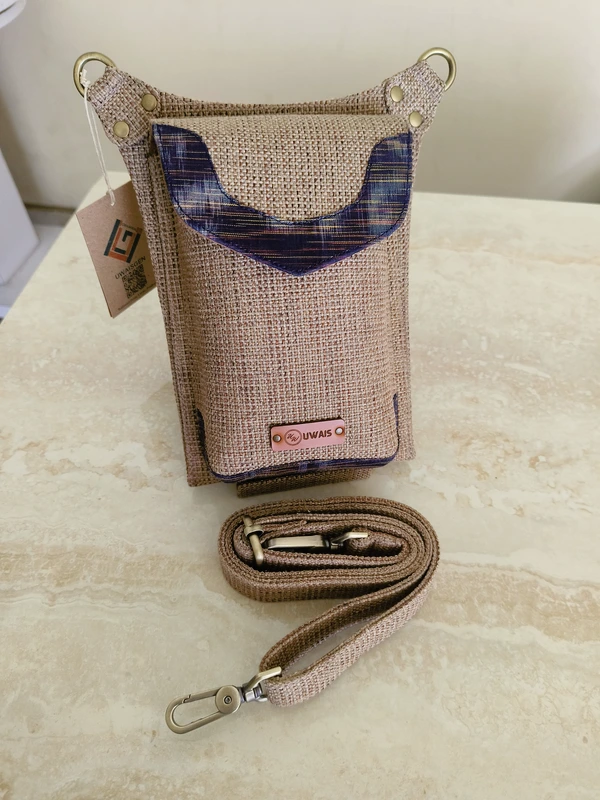 UWAISGEN Tas Selempang Pria Tas Endek Etnik Bali Handmade Agastya Slingbag
