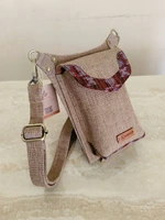UWAISGEN Tas Selempang Pria Tas Endek Etnik Bali Handmade Agastya Slingbag