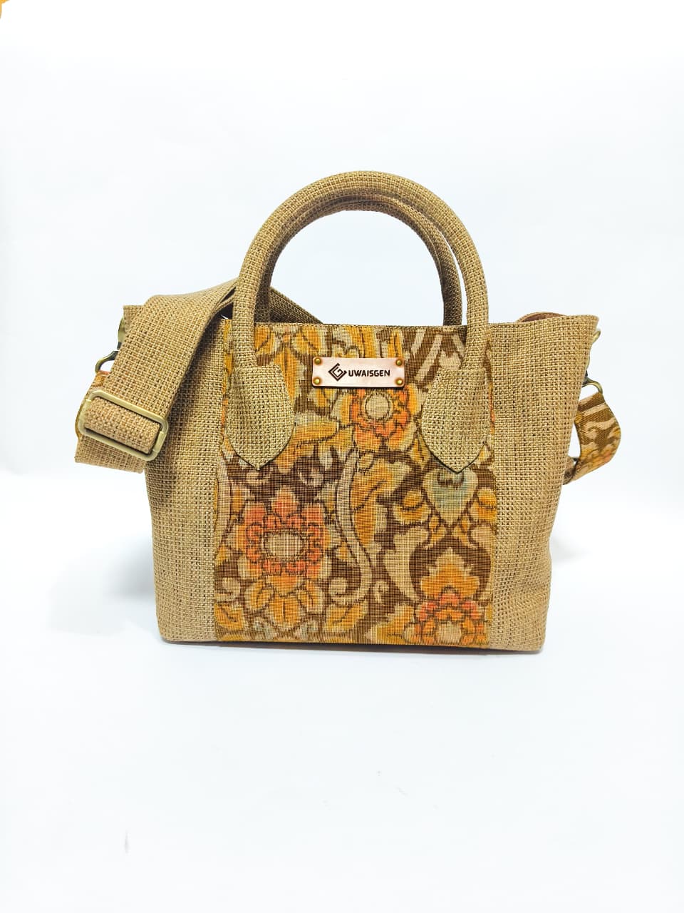 UWAISGEN Tas Jinjing Wanita Tas Endek Etnik Bali Handmade Nadine Bag
