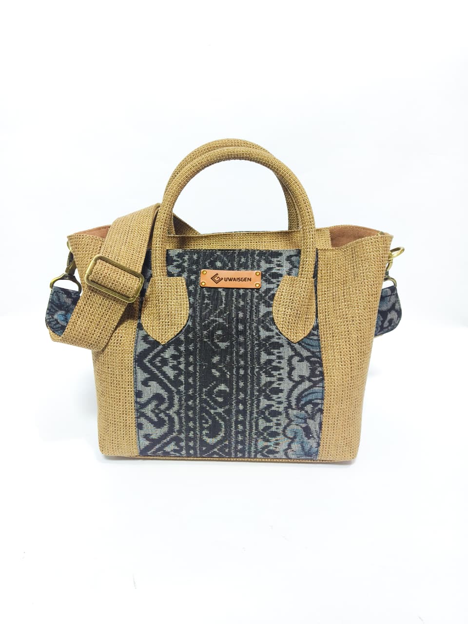UWAISGEN Tas Jinjing Wanita Tas Endek Etnik Bali Handmade Nadine Bag