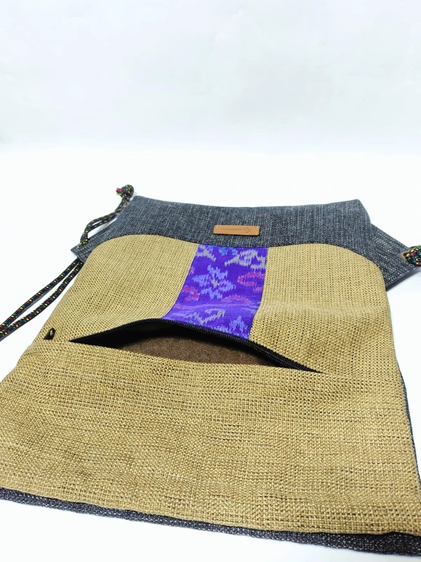 UWAISGEN Tas Punggung Serut Tas Etnik Bali Handmade Tas Serut Uwais