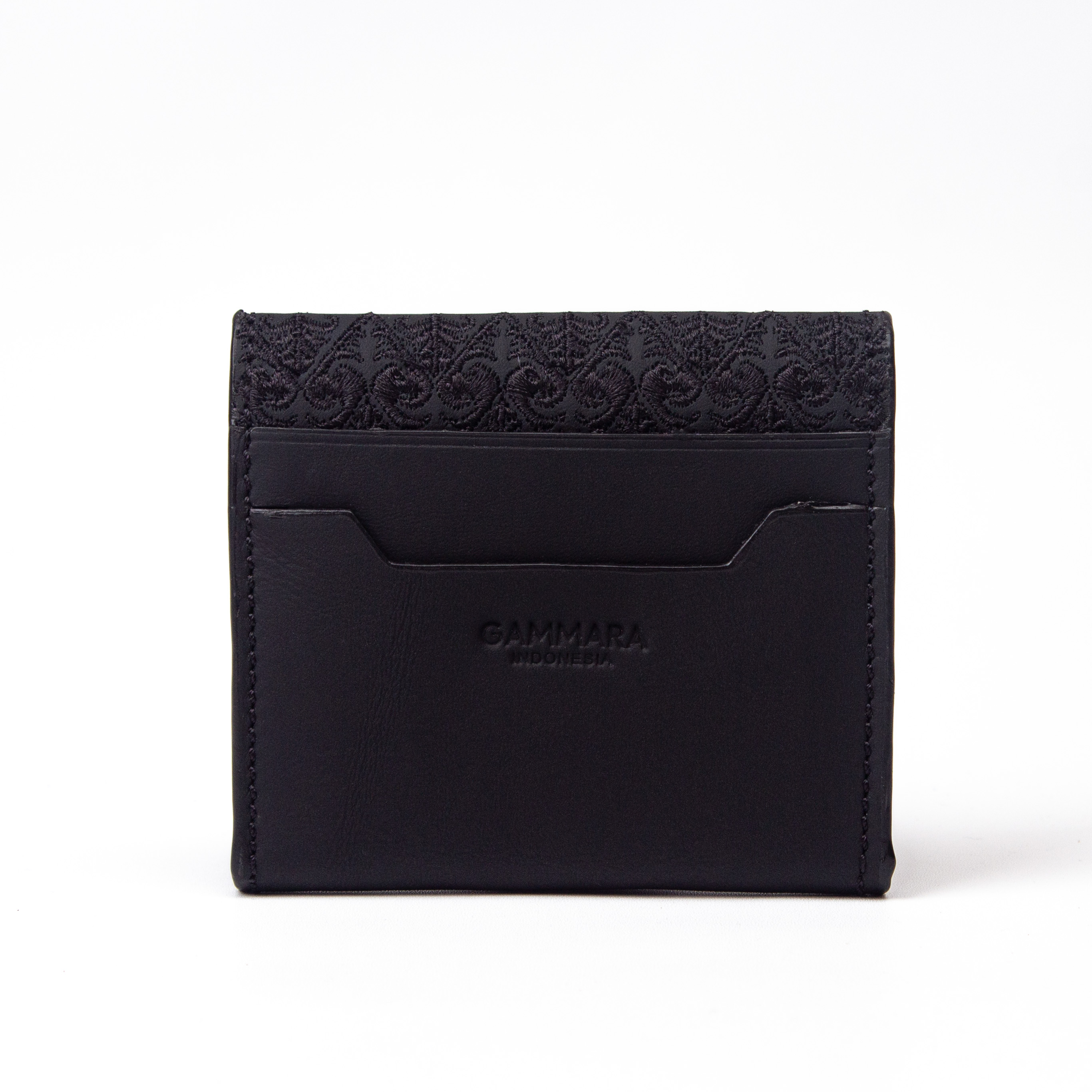 Allo Wallet Batik Embroidery Genuine Leather Kulit Asli - Nusantara Series Gammara