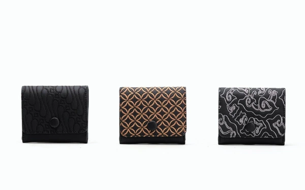 Allo Wallet Batik Embroidery Genuine Leather Kulit Asli - Nusantara Series Gammara