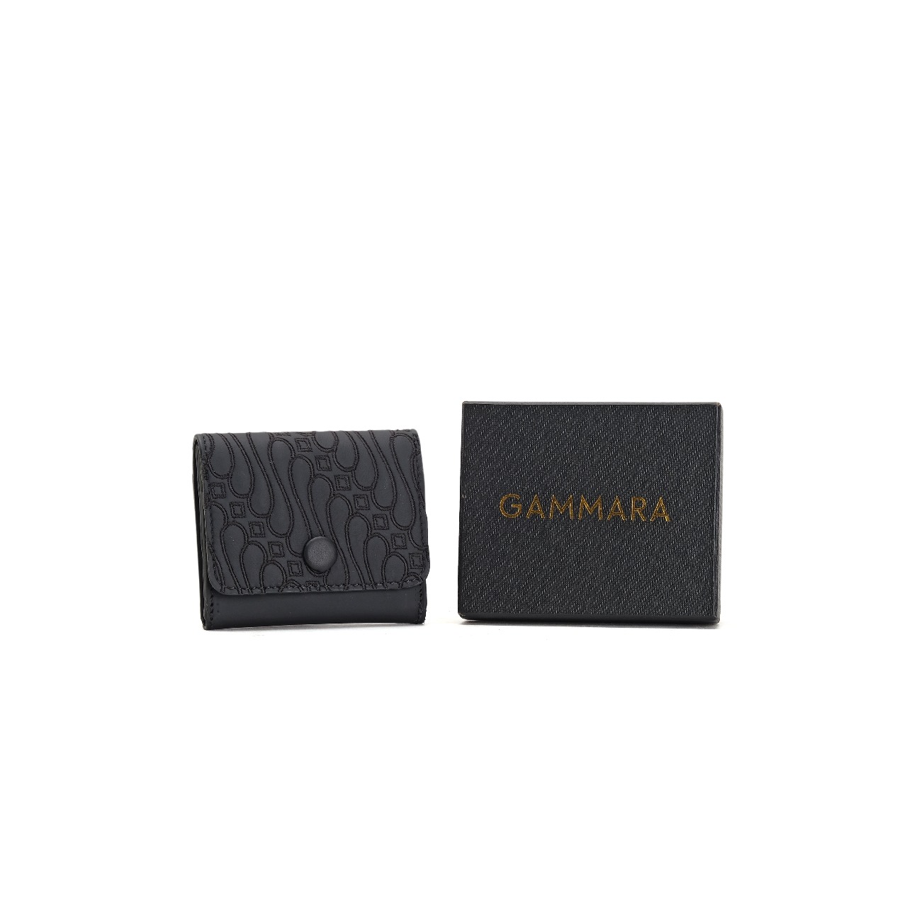 Allo Wallet Batik Embroidery Genuine Leather Kulit Asli - Nusantara Series Gammara