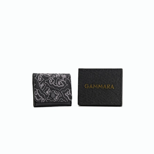 Allo Wallet Batik Embroidery Genuine Leather Kulit Asli - Nusantara Series Gammara