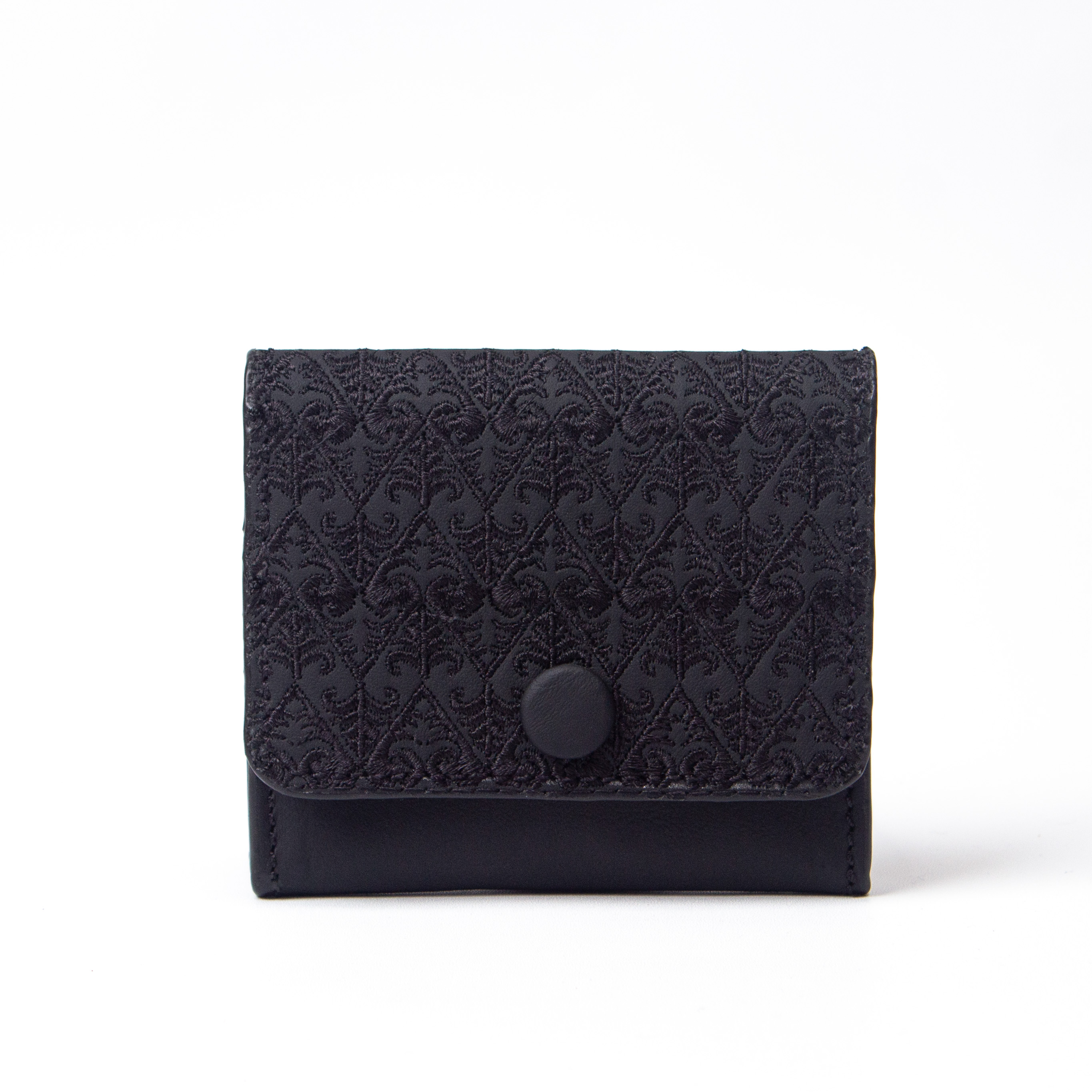 Allo Wallet Batik Embroidery Genuine Leather Kulit Asli - Nusantara Series Gammara