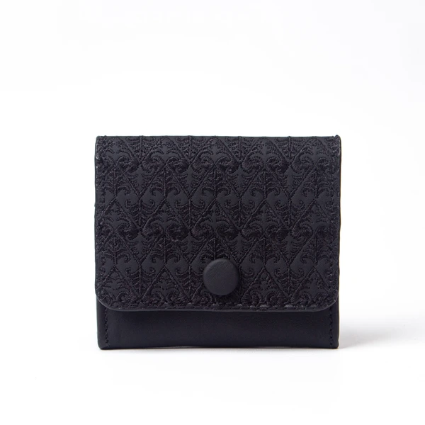 Allo Wallet Batik Embroidery Genuine Leather Kulit Asli - Nusantara Series Gammara