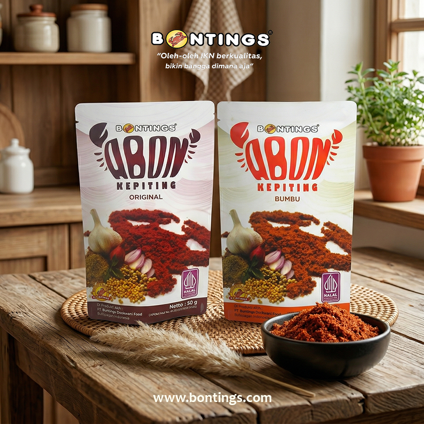 Abon Kepiting Original & Bumbu 50 gram