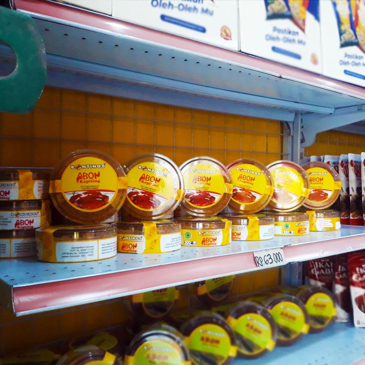 Abon Kepiting Bontings Toples 100 gram
