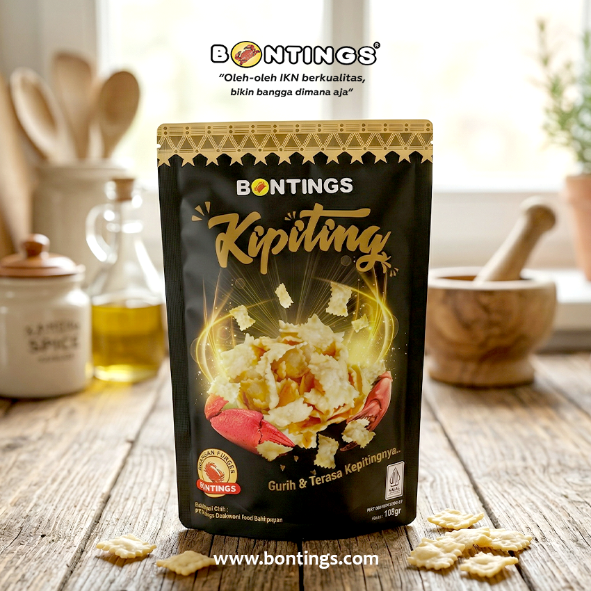 Snacks Kepiting Bontings 100 gr