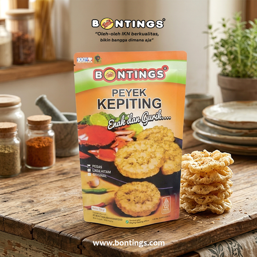 Peyek Kepiting Bontings 50 gr