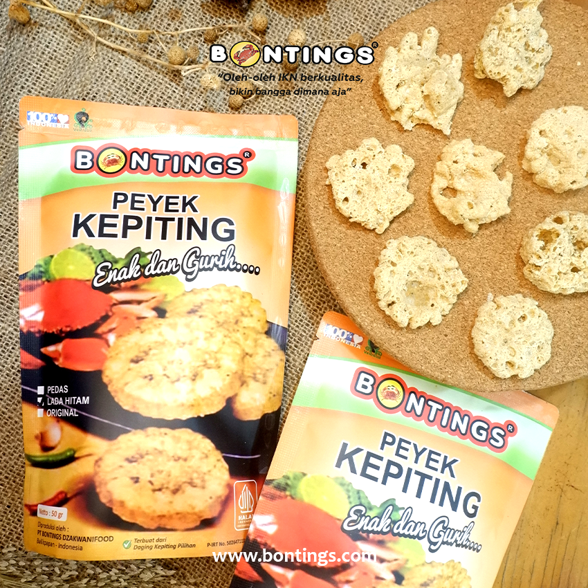 Peyek Kepiting Bontings 50 gr