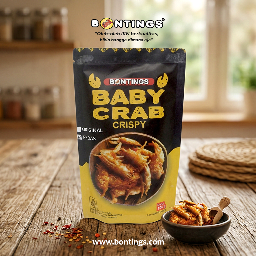 Baby Crab Crispy Bontings 100 gram