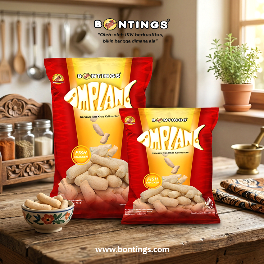 Amplang Original Bontings 50 gr & 100 gr