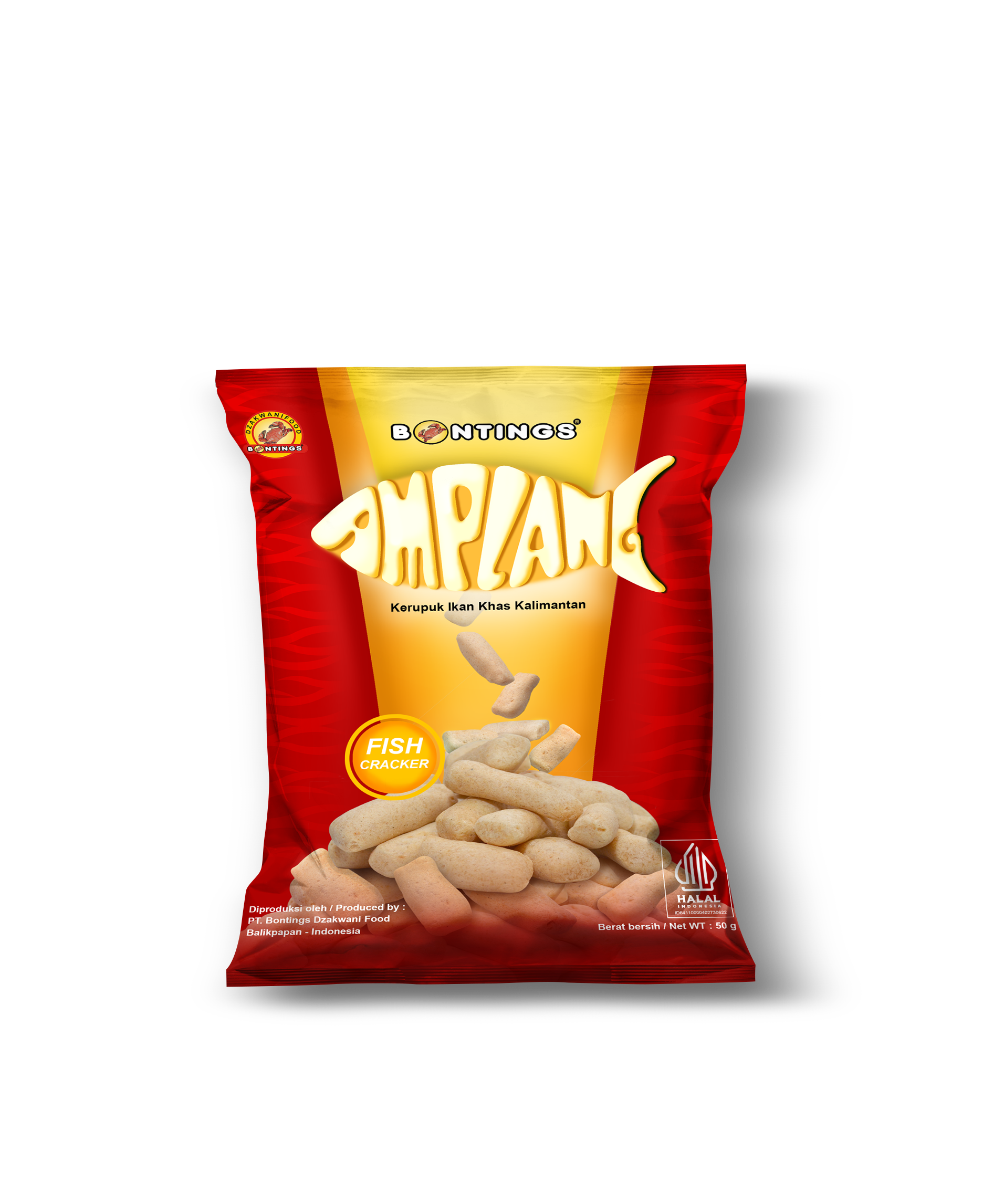 Amplang Original Bontings 50 gr & 100 gr
