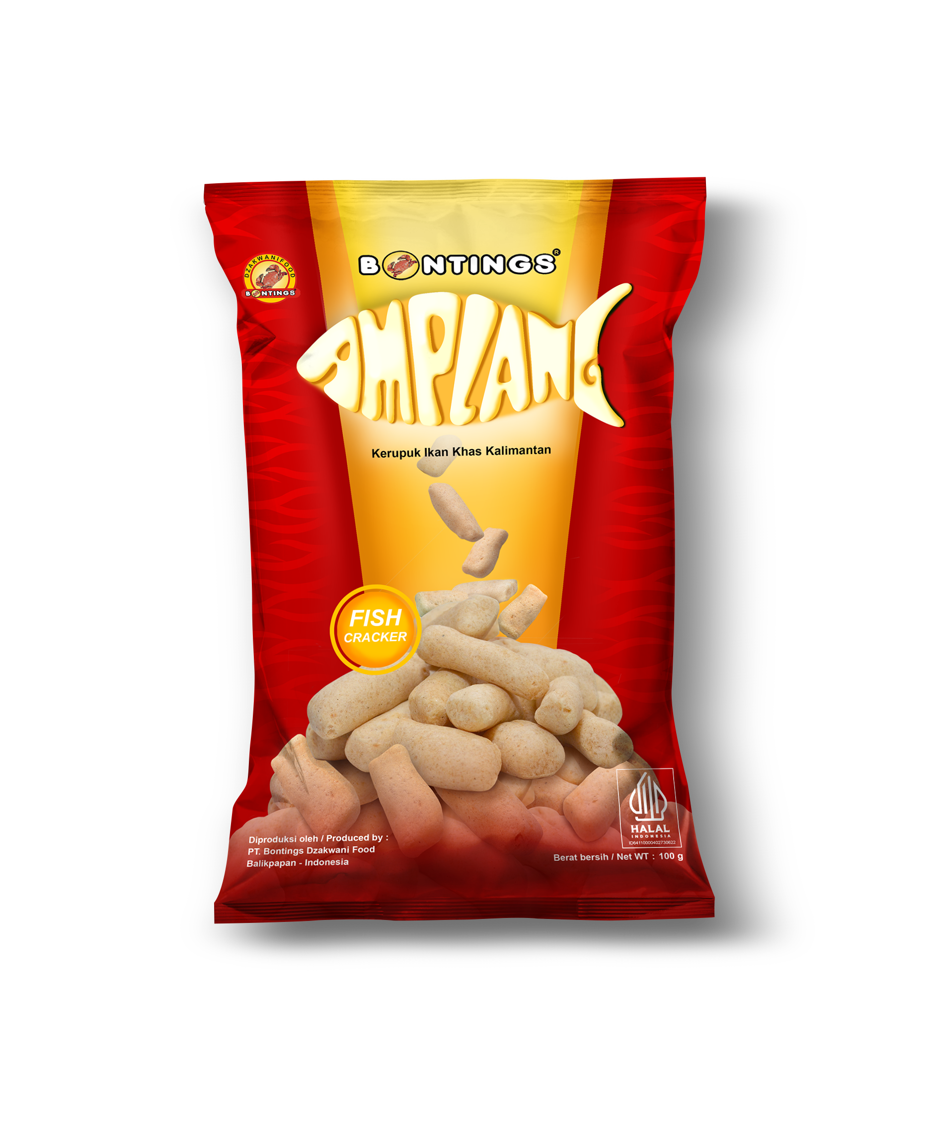 Amplang Original Bontings 50 gr & 100 gr