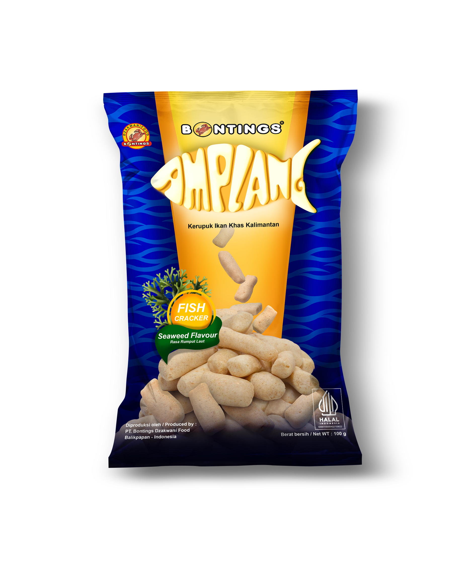Amplang Rumput Laut Bontings 50 gr & 100 gr
