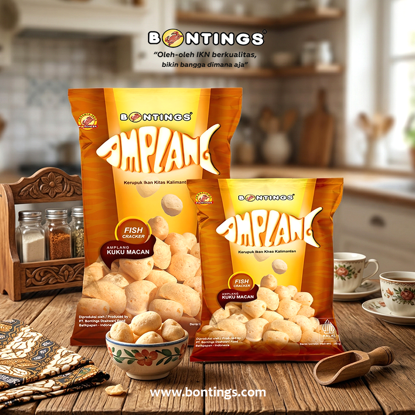 Amplang Kuku Macan Bontings 50 gram & 100 gram