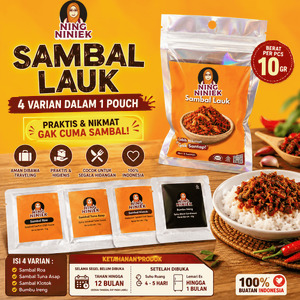 Paket Sambal Traveling Isi 4 Varian Mini Sachetc