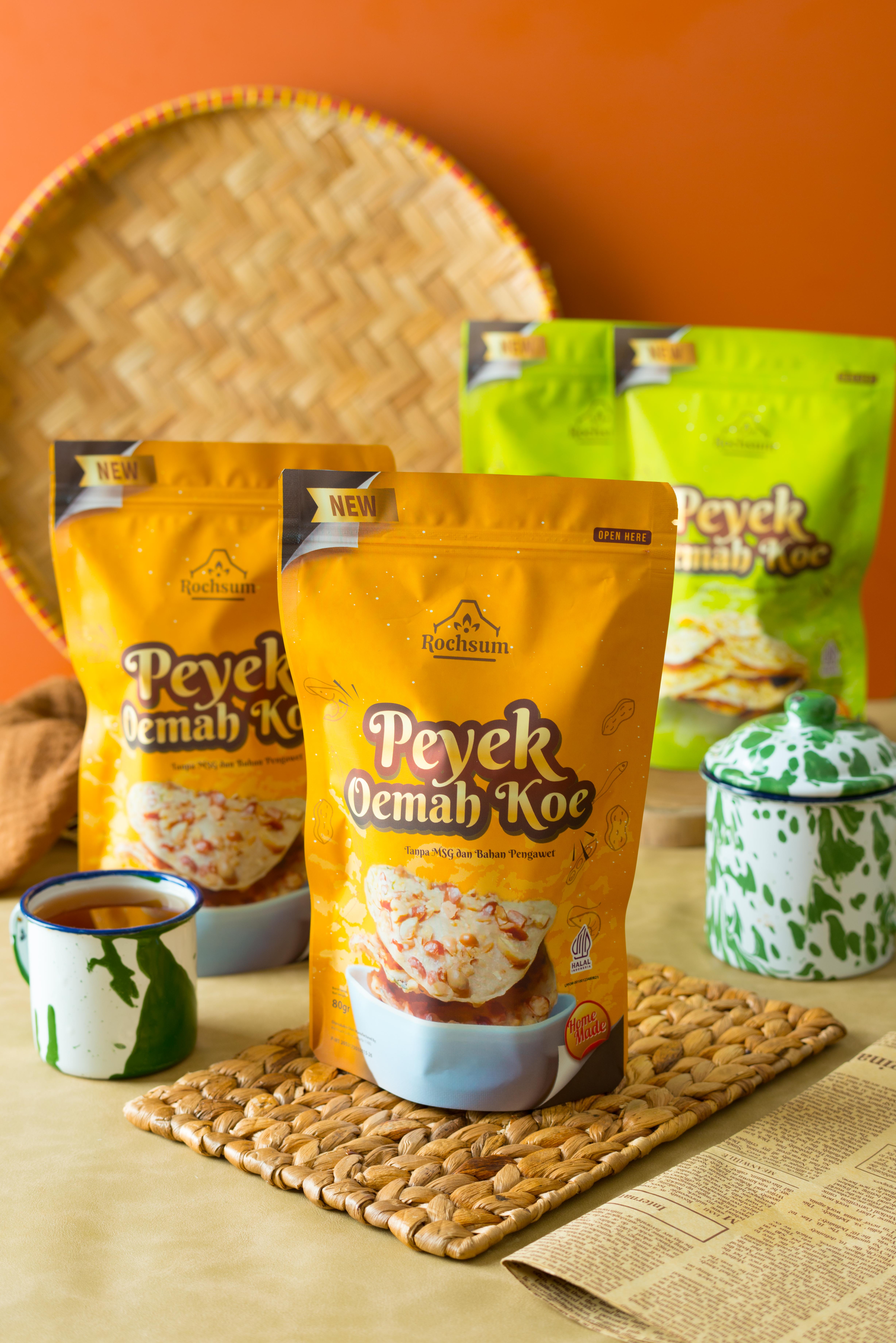 Peyek Oemah Koe Kacang Tanah Original 80gr