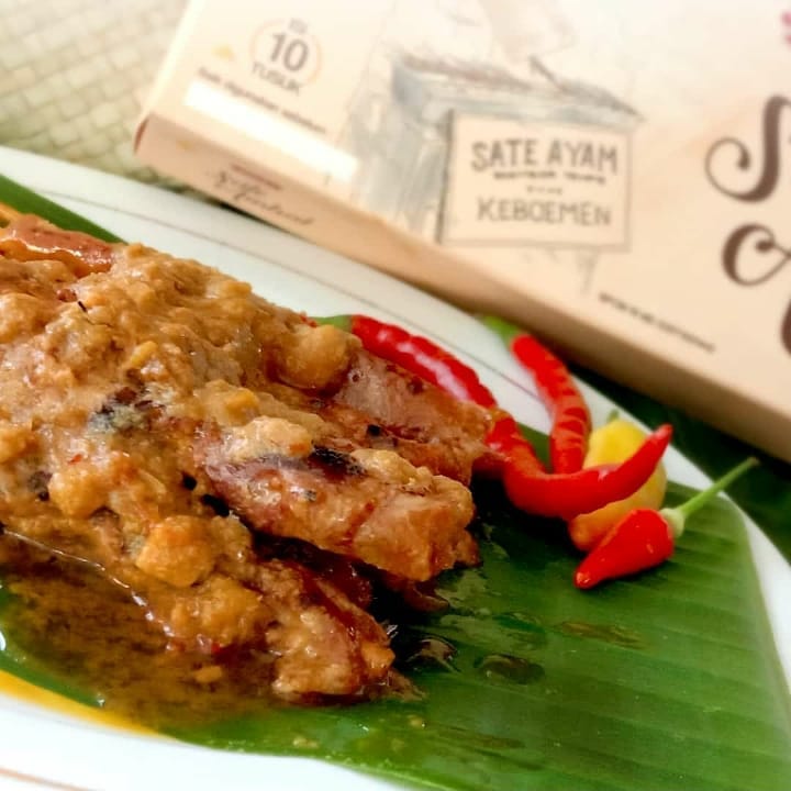 Sate Ambal Kemasan Isi 10 Tusuk