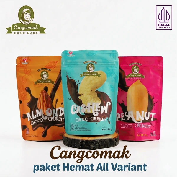 Snack Cemilan Kacang Coklat Panggang Cangcomak