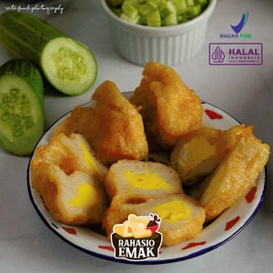 Pempek Telor Kecil Rahasio Emak Ikan Tenggiri Frozen (Asli Palembang)