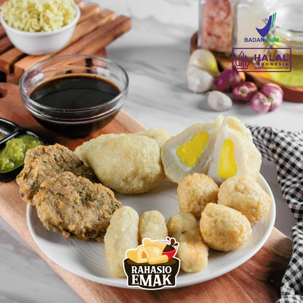 Pempek Palembang Rahasio Emak, Paket Mak Pua (Makan Puas)