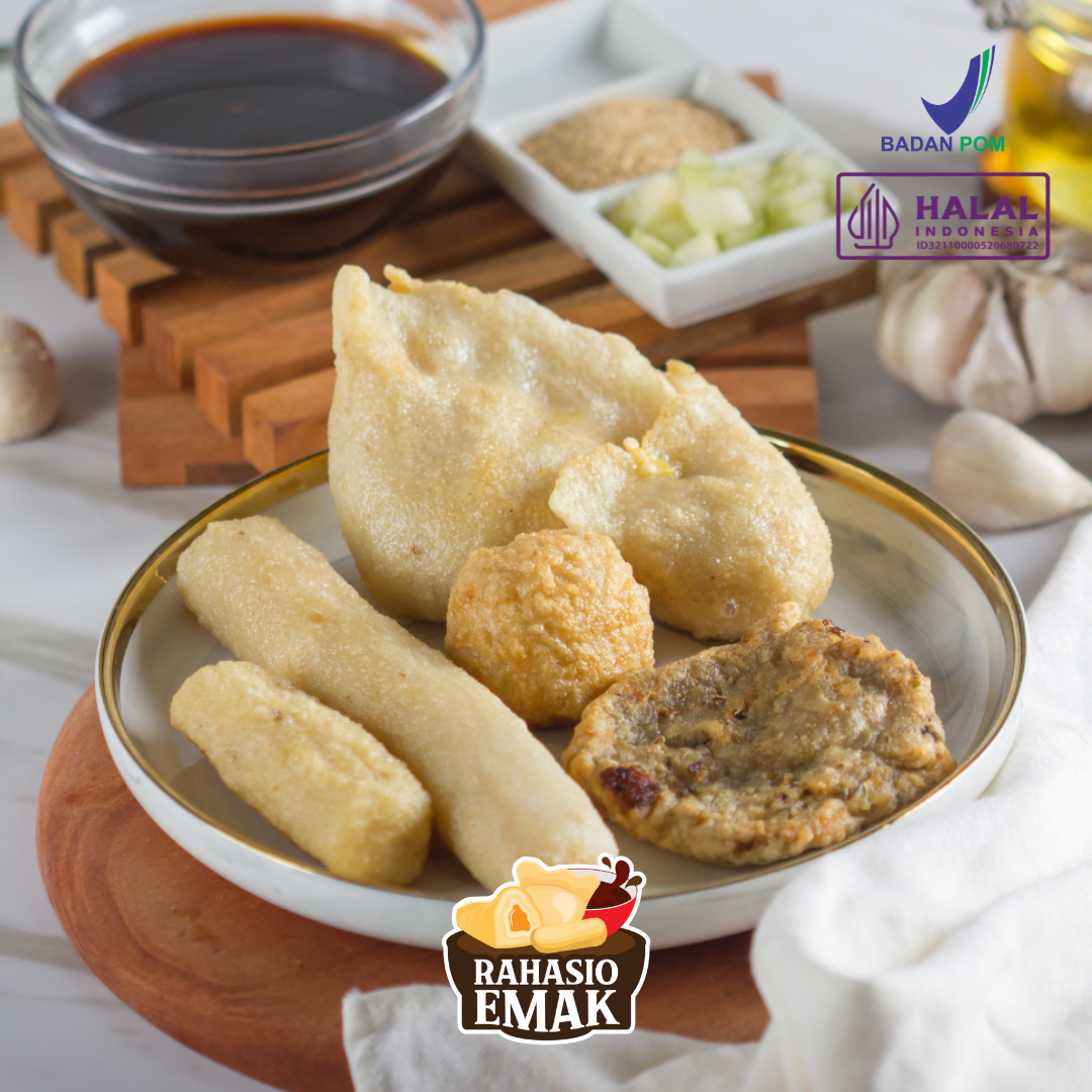 Pempek Palembang Rahasio Emak Asli Ikan Tenggiri, Paket Markicob