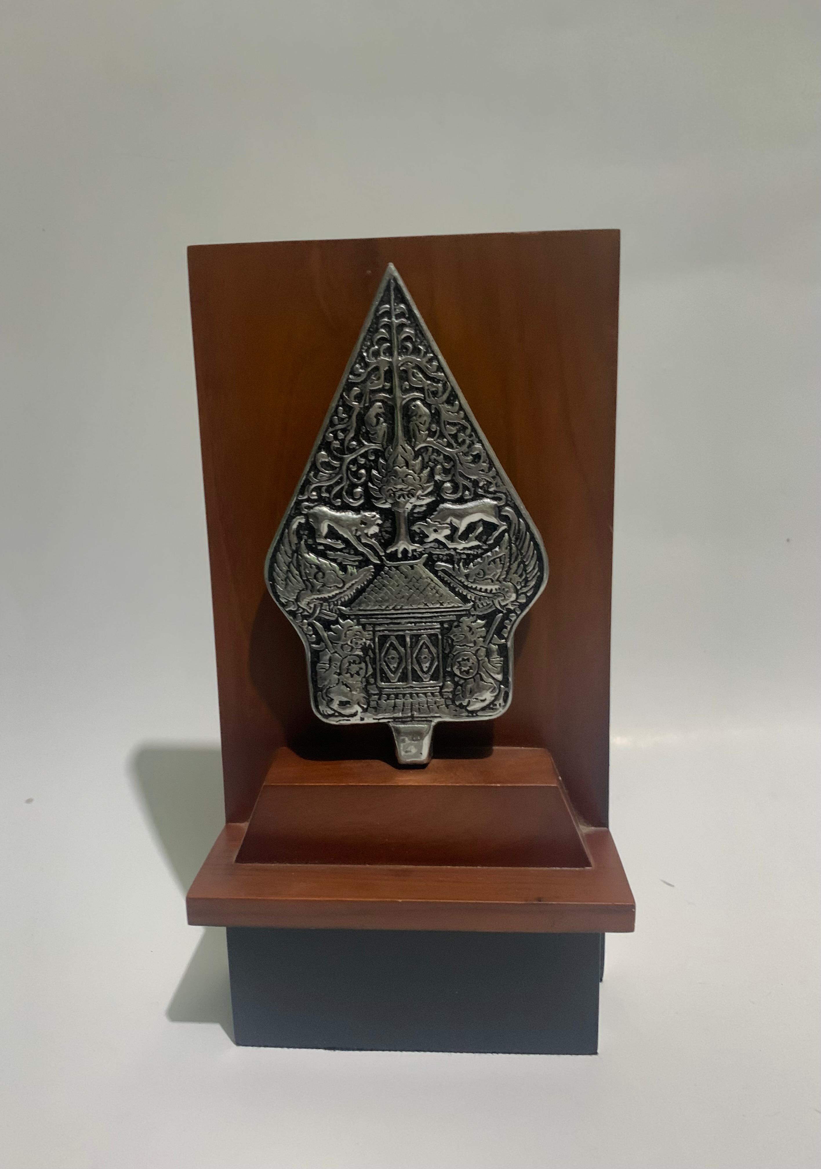 Plakat Miniatur Gunungan Wayang Alumunium