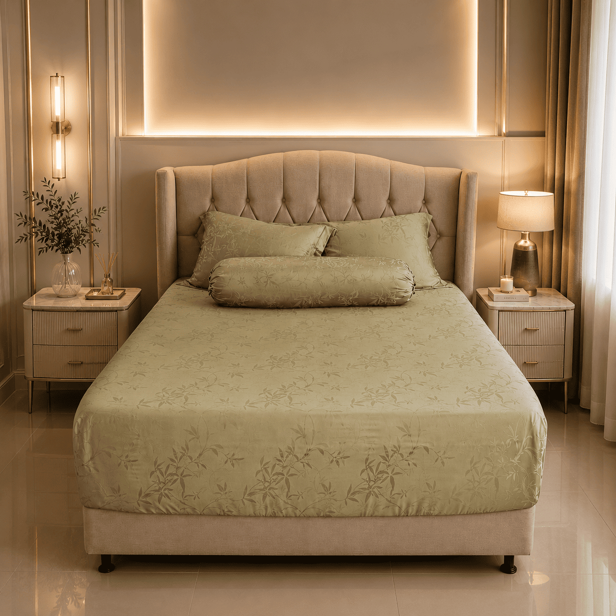 Sprei Lyocell Serat Bamboo