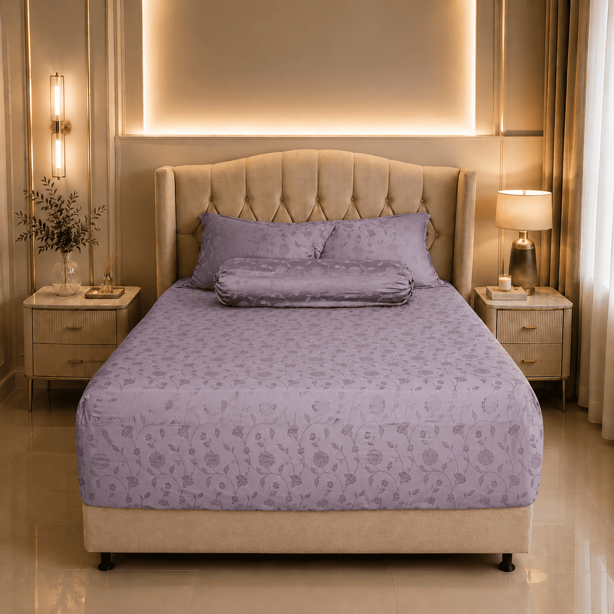 Sprei Lyocell Serat Bamboo