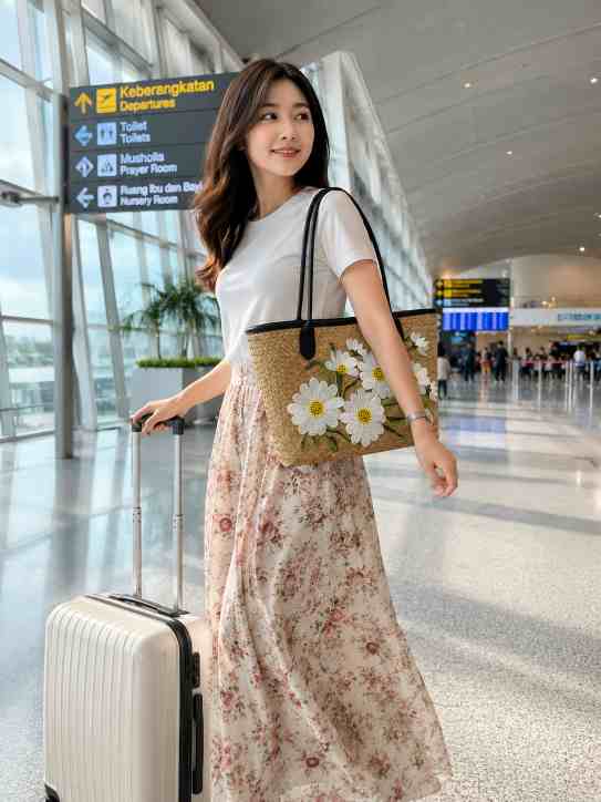 Tas purun Daisy Bloom