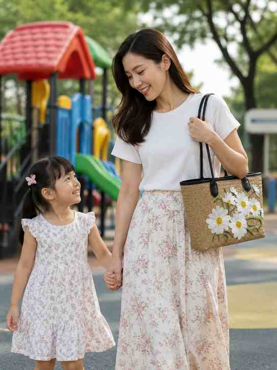 Tas purun Daisy Bloom