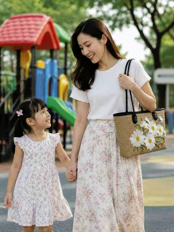 Tas purun Daisy Bloom
